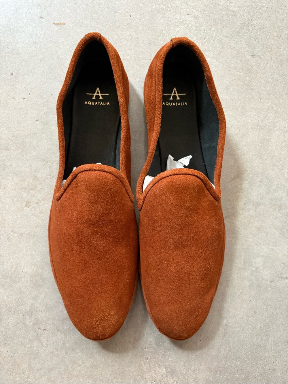 Aquatalia Maira Dress Suede Flats/ Loafer